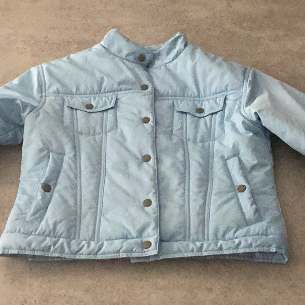 Nike L powder blue lined jacket